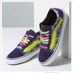 VANS | Tie Dye Old Skool Classic Skate Shoes🔥RARE